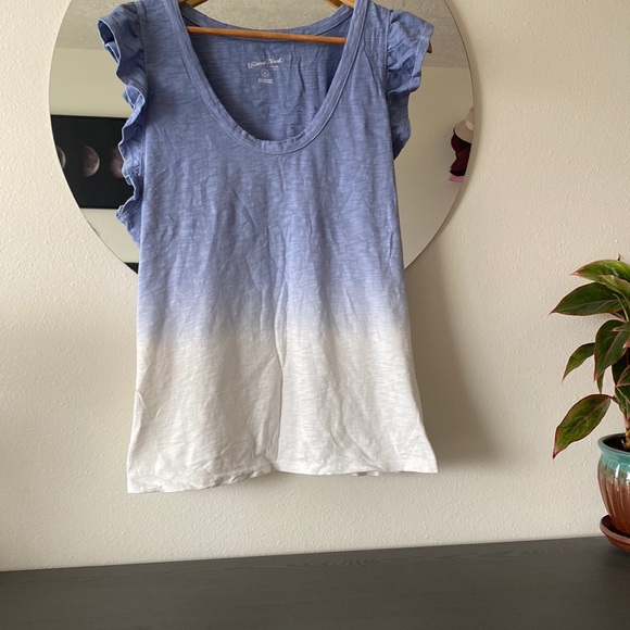 Universal Thread Tops - Ombré Flutter Sleeve Shirt Size XL